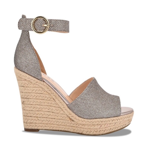 GUESS STILL ESPADRILLE WEDGE SANDAL - Picture 2 of 7